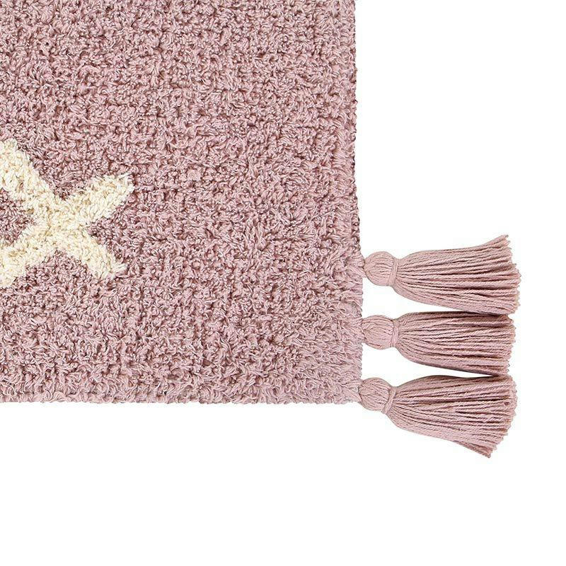 NOAH - Tapis lavable 140x200 rose