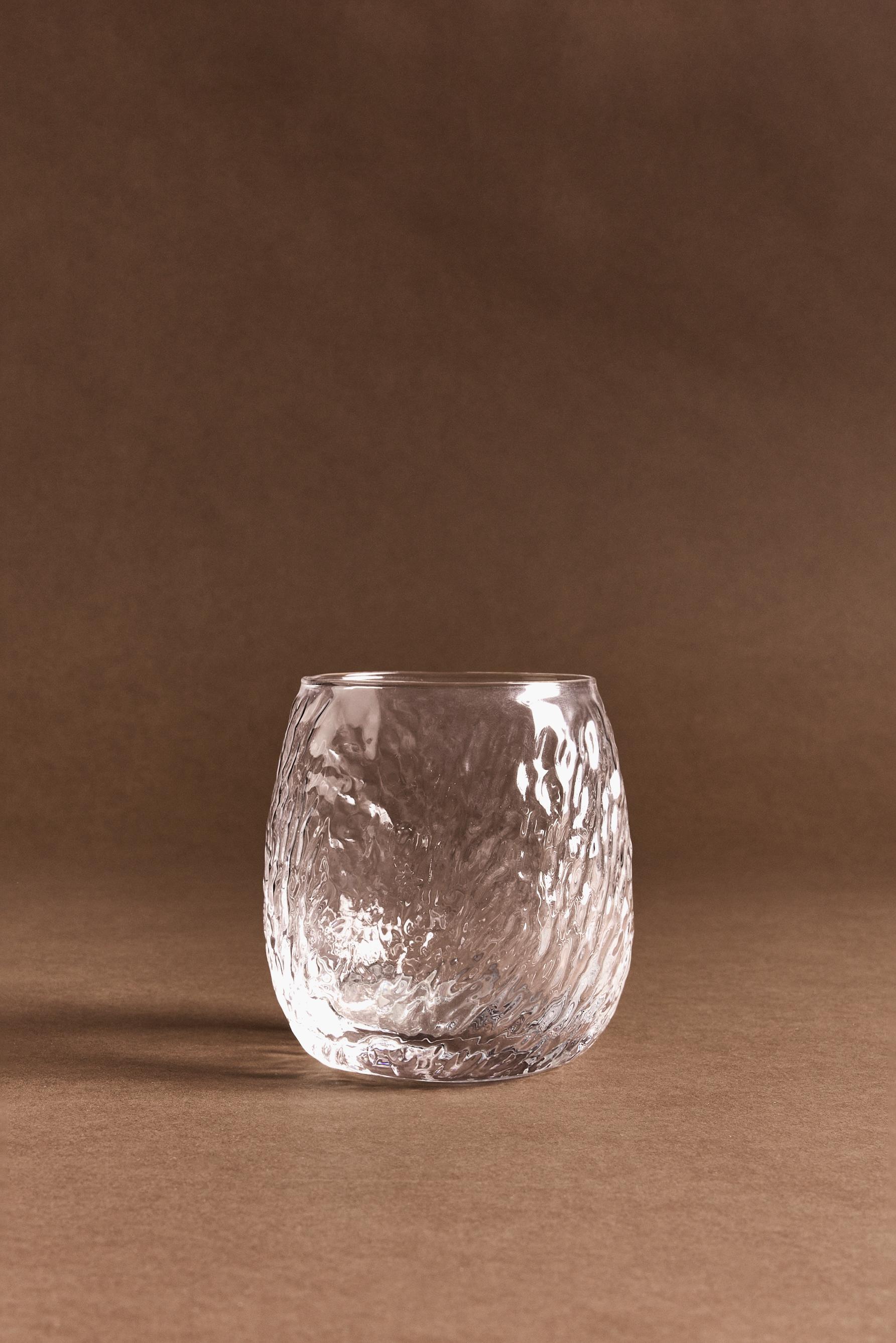Pack 2 vasos vidrio grabado aguas 300 ml