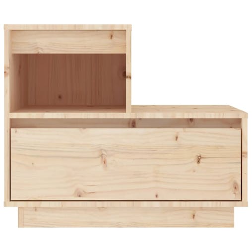 NNEVL Bedside Cabinets 2 pcs 60x34x51 cm Solid Wood Pine