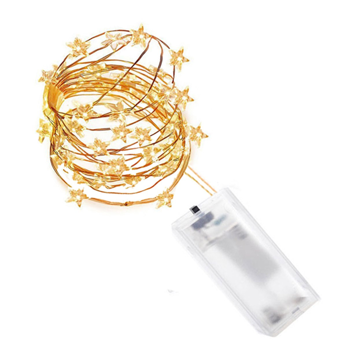 Lampki choinkowe 20 LED ciepły biały