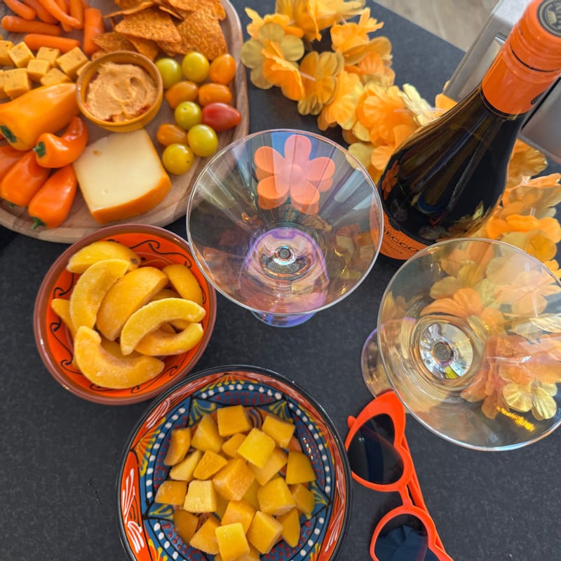 Hartjesbril - oranje