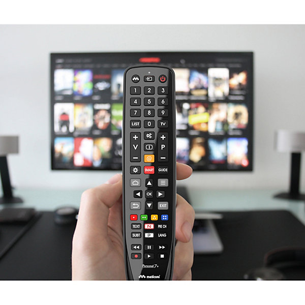 Meliconi - Télécommande de remplacement PERSONAL 7  pour TV TCL/Thomson - 100% fonctions d'origine - Boutons Netflix Youtube Prime