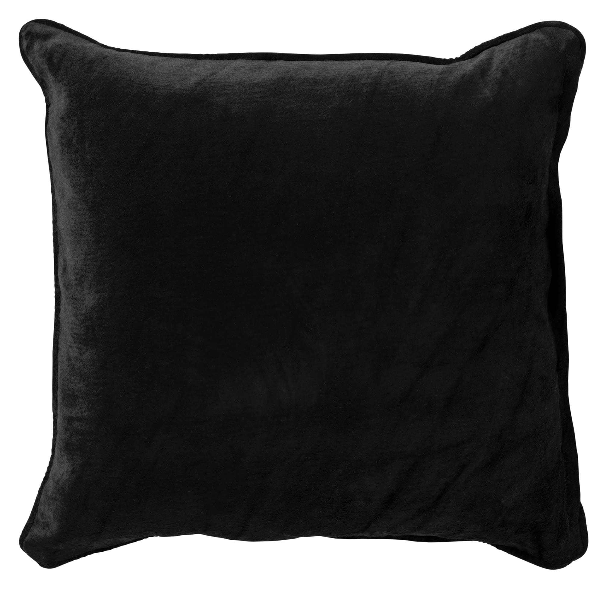 CHLOE | sierkussen 50x50 cm | Raven | zwart | Hoii | met duurzame kussenvulling