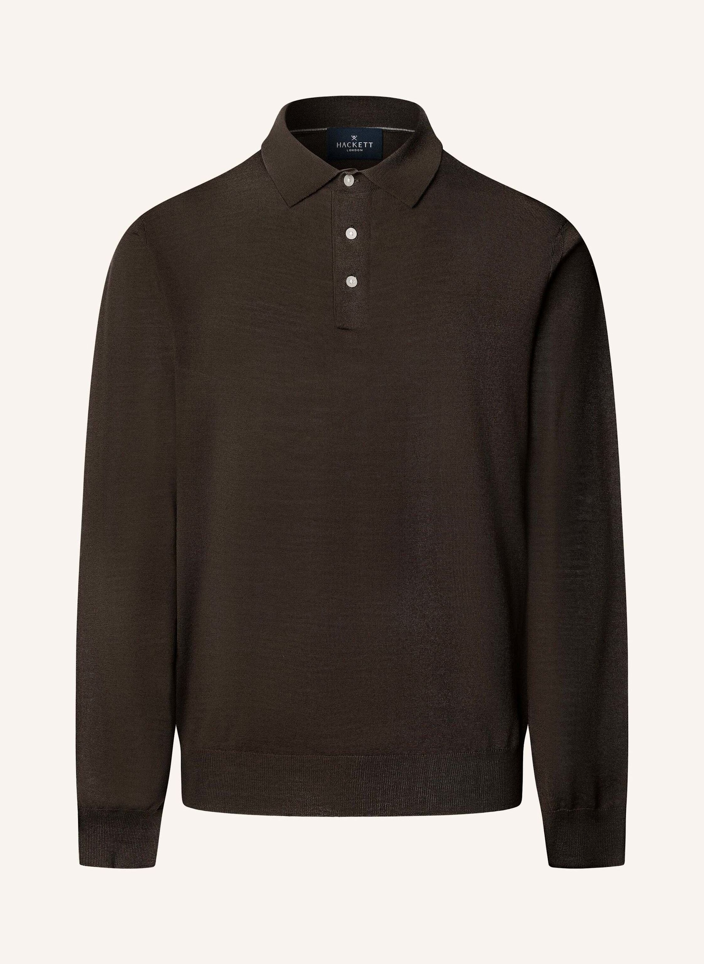 HACKETT LONDON Pullover MERINO SILK LS POLO