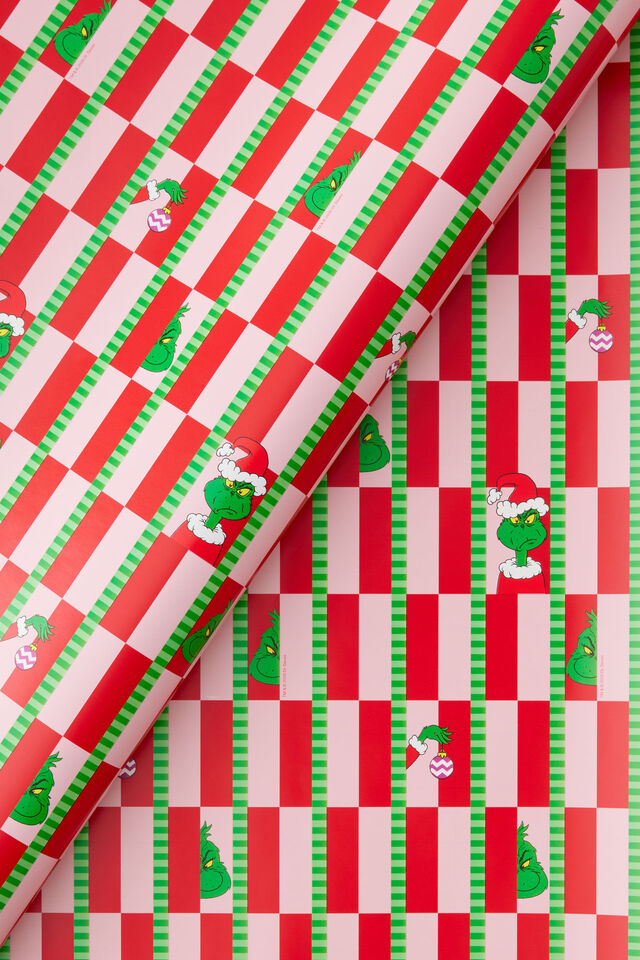 The Grinch Wrapping Paper Roll