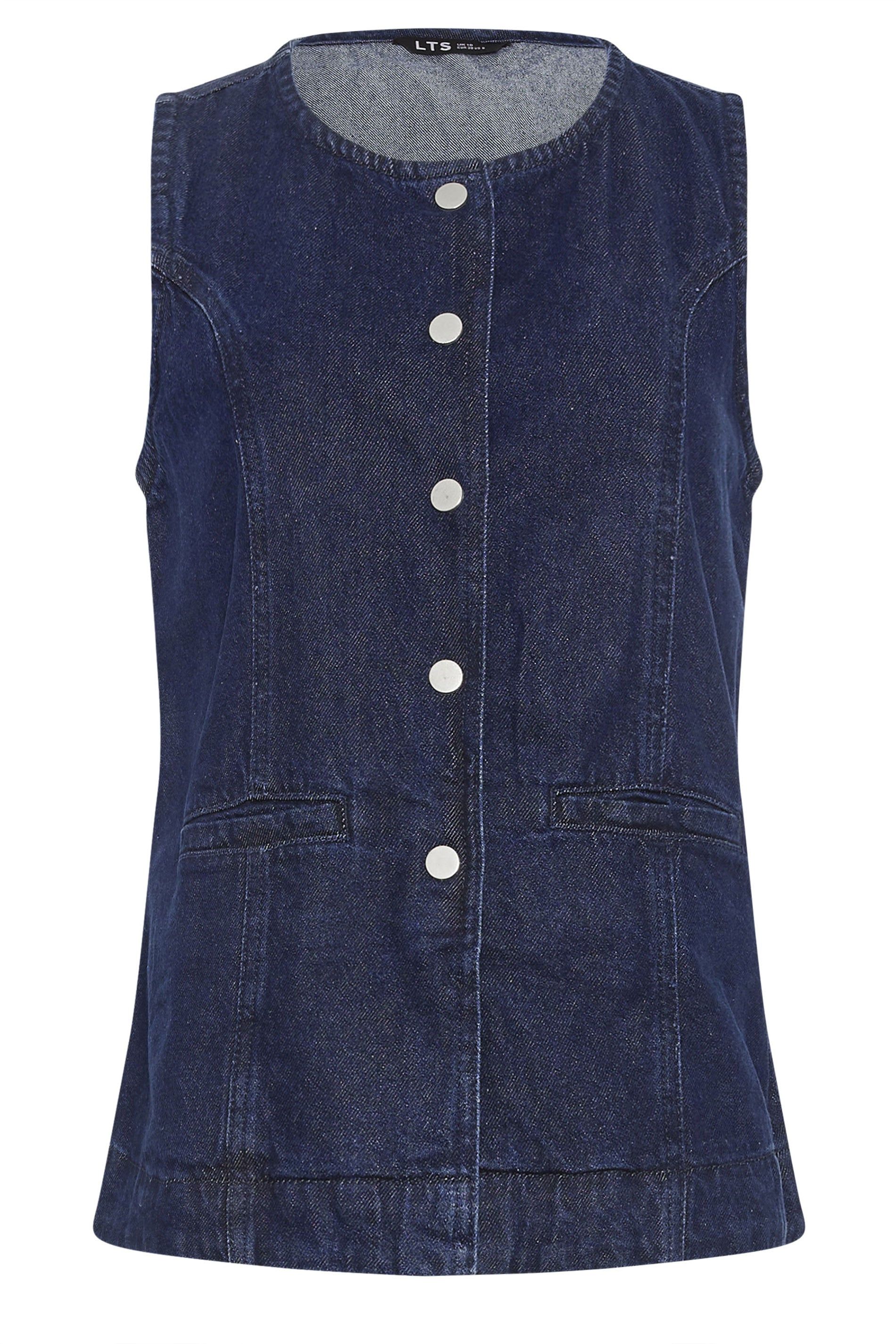 Long Tall Sally Tall Denim Waistcoat