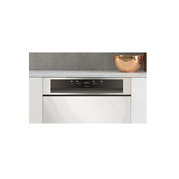 Lave-vaisselle 60cm 14 couverts 43db intégrable avec bandeau Whirlpool WBC3C33PX