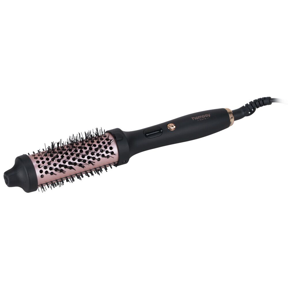 Brosse brushing séchante Homday Care noir et rose Ø4,5x24cm