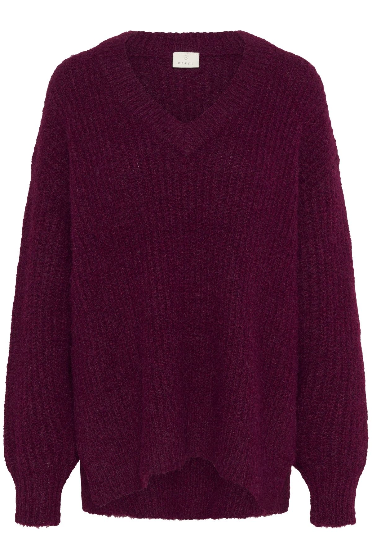 Kaffe KAane V-Neck Long Sleeve Jumper