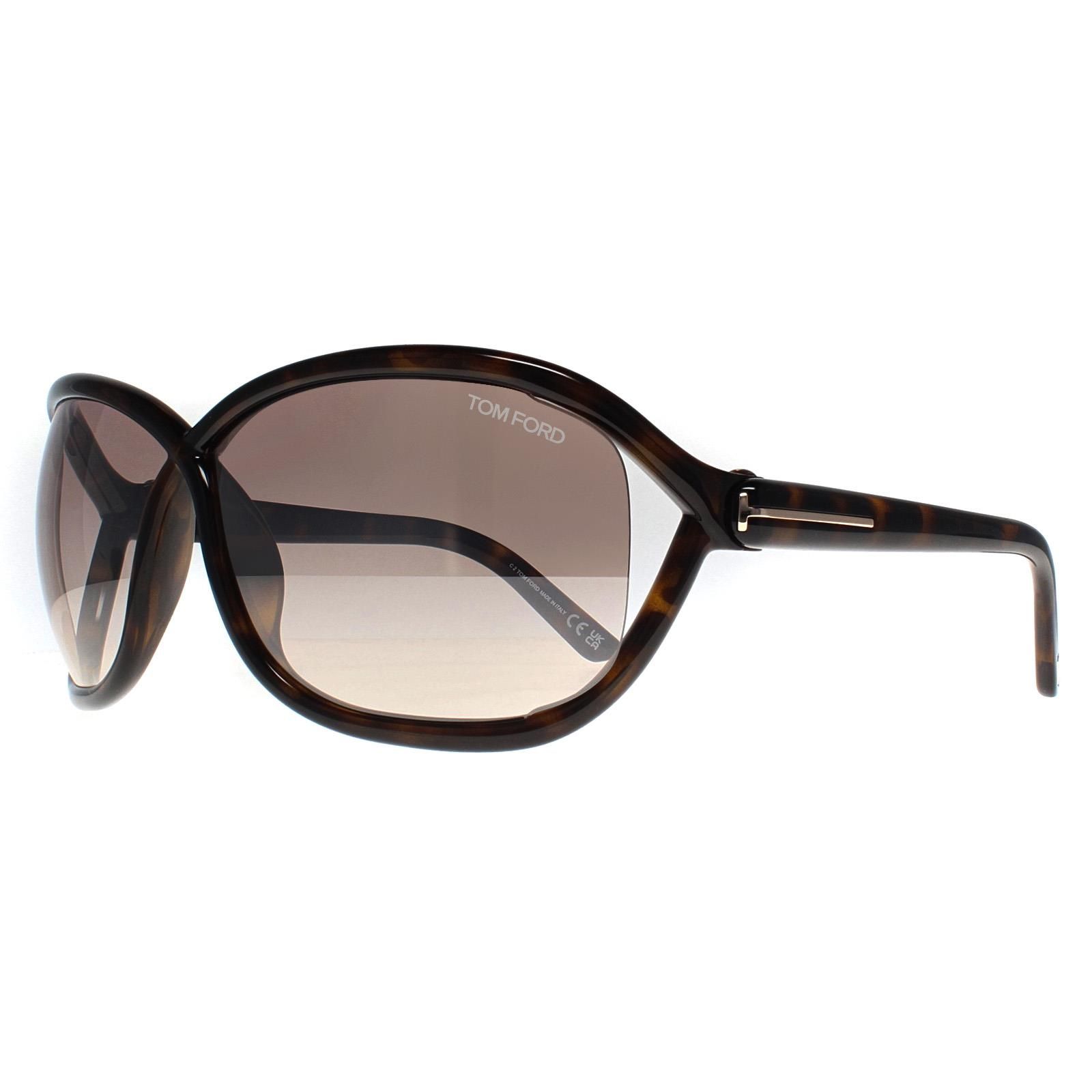 Tom Ford Butterfly Dark Havana Brown Mirror Fernanda FT1069