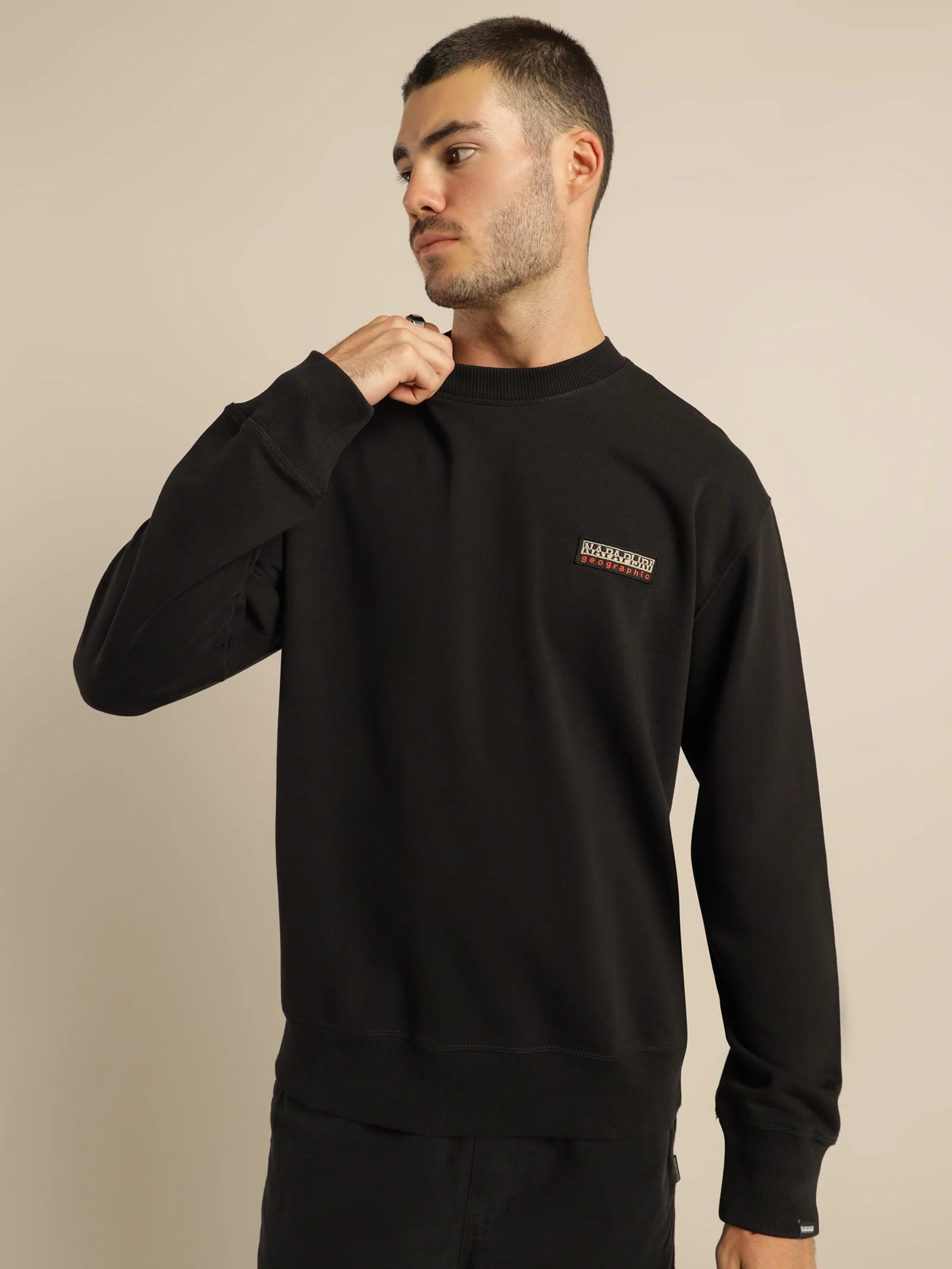 Base Chest Logo Crew Sweater