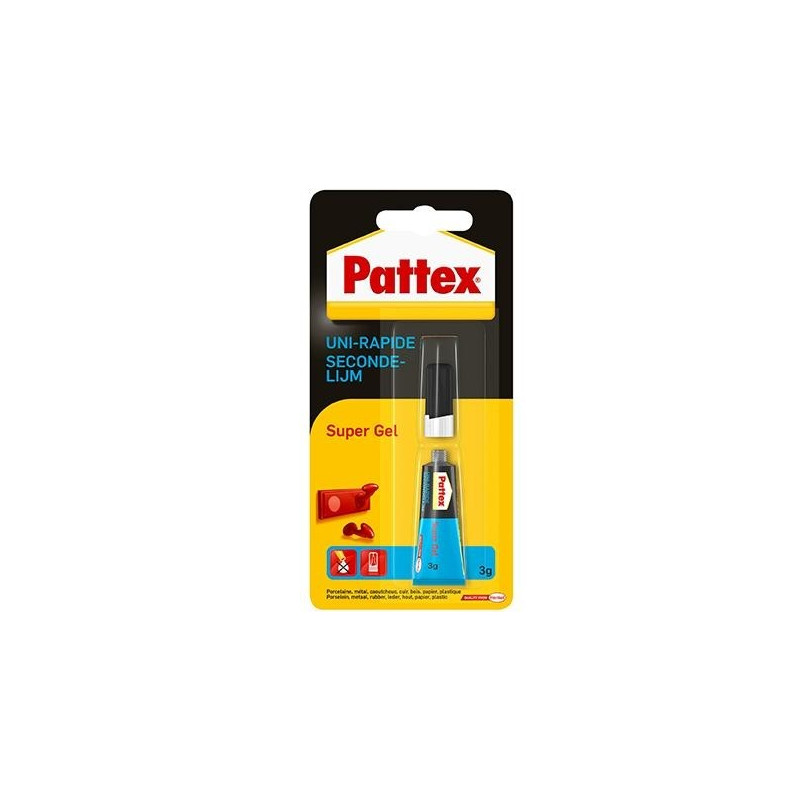 Colle Uni rapide Super Gel 3 g PATTEX