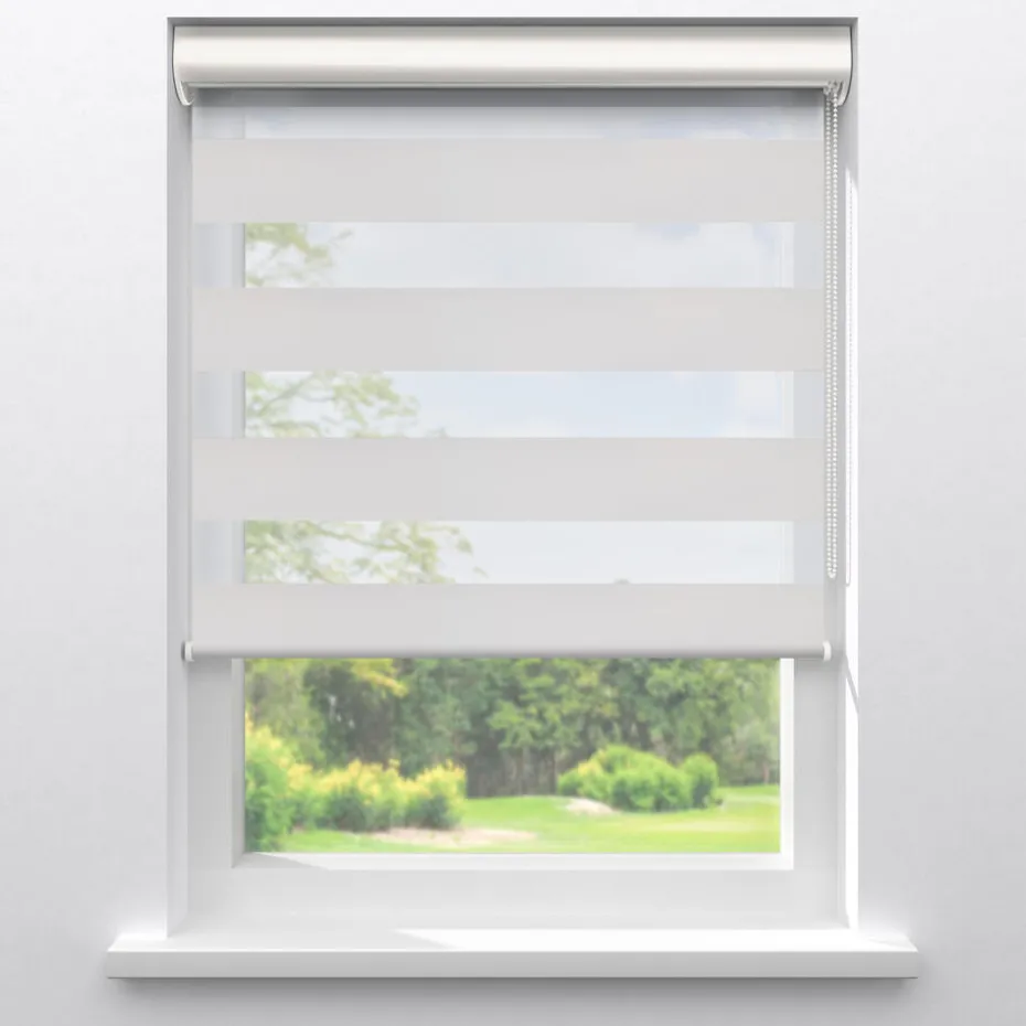 Kwantum Duo-Rolgordijnen | Duorolgordijn Emiel  Wit