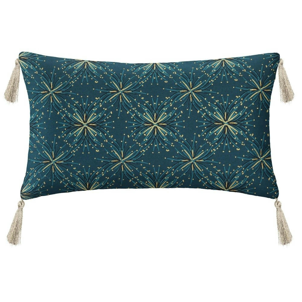 - Housse de coussin Bleu cotton 30 x 50