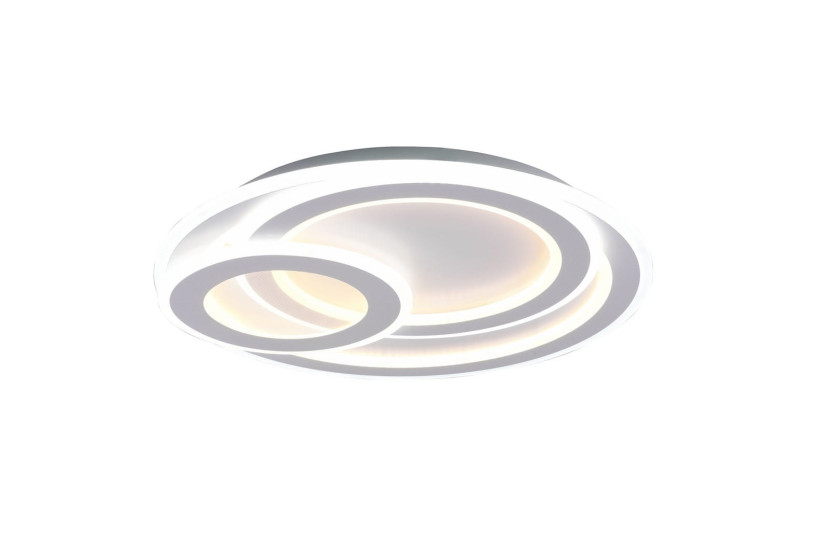 Plafon MITAokrągły biały LED 1x74W 51cm 9000lm IP20 Odcienie bieli Trio