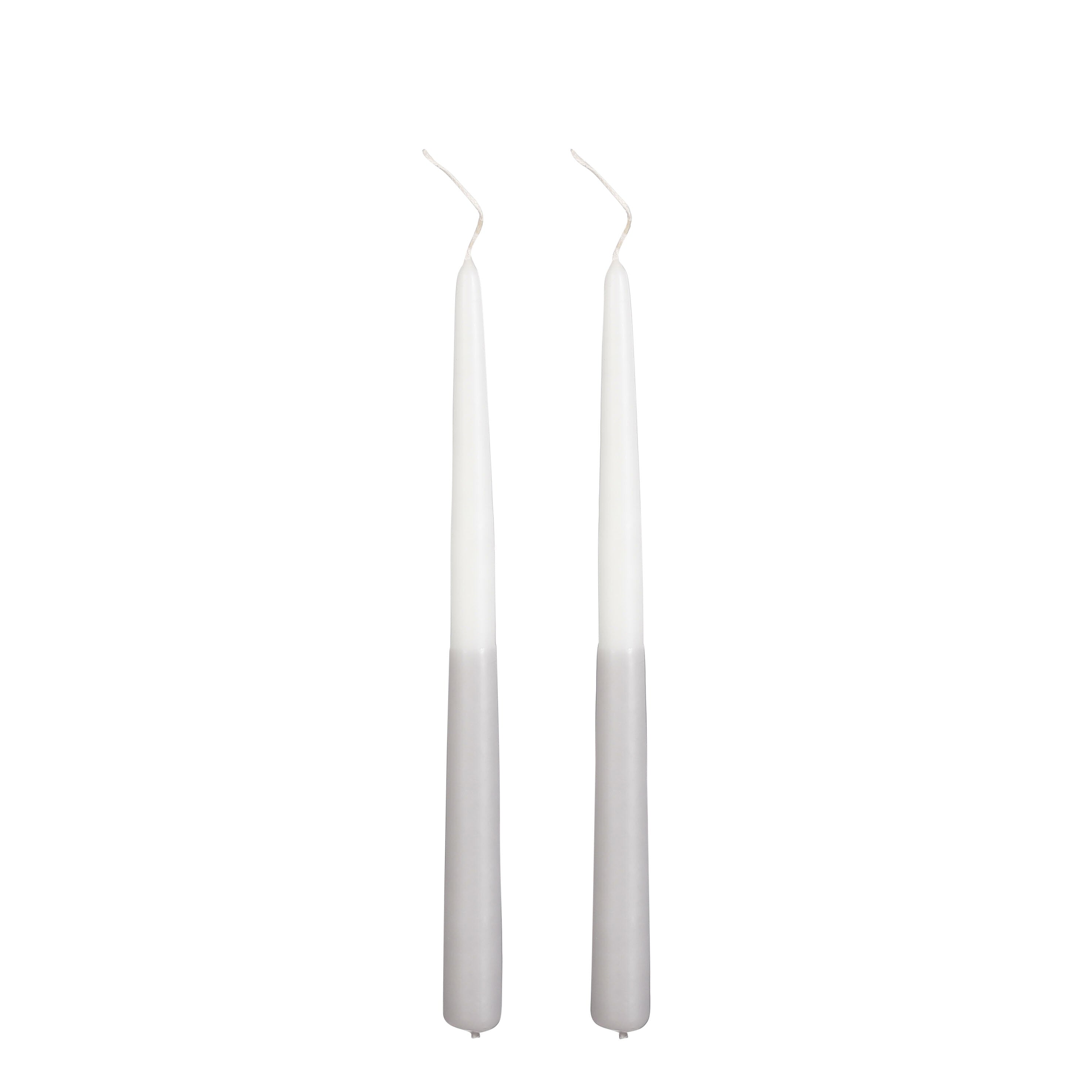 Mica Decorations Dip-dye Dinerkaars - Set van 2 - H30 cm - Lichtgrijs
