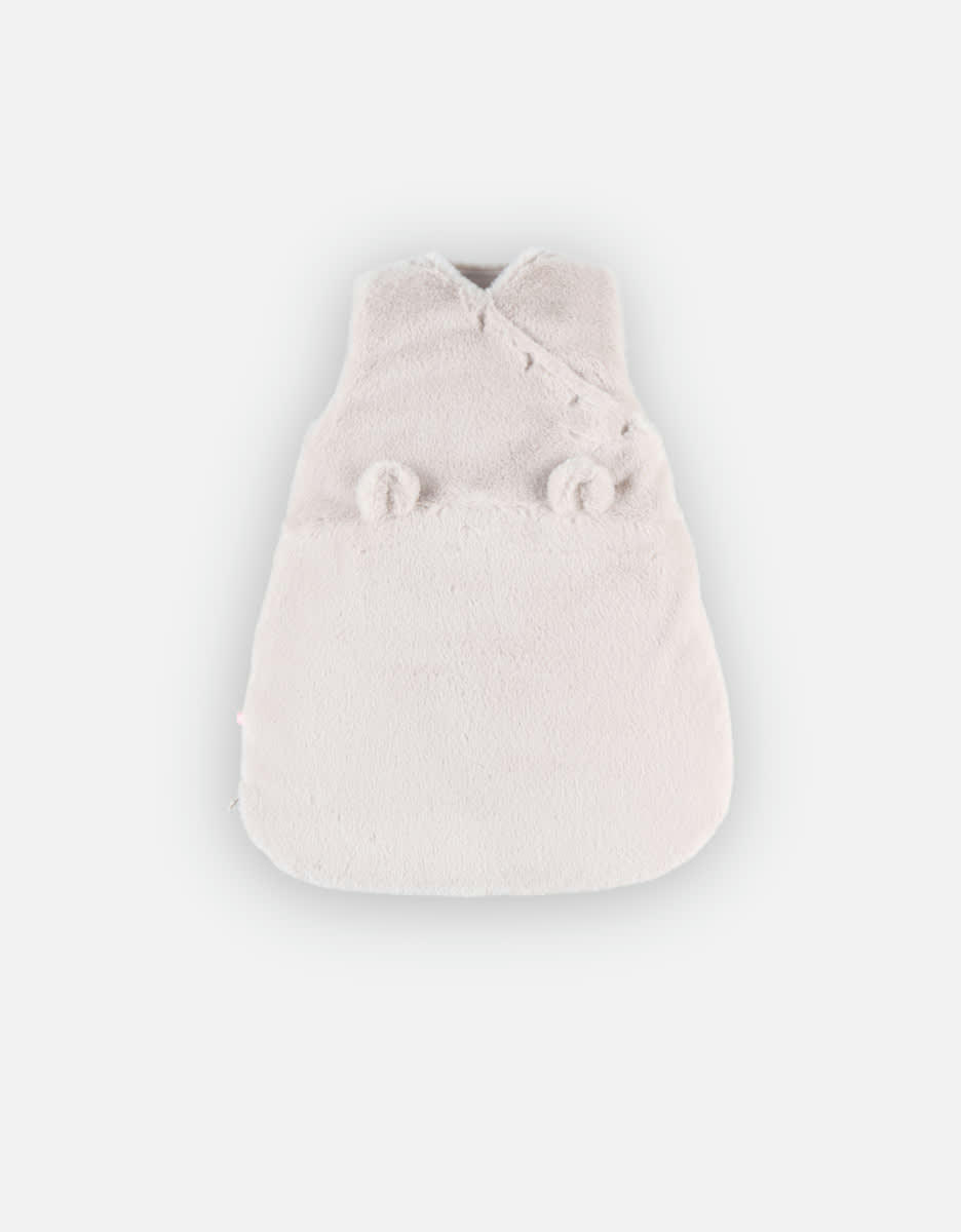 - Gigoteuse 50 cm longs poils, greige