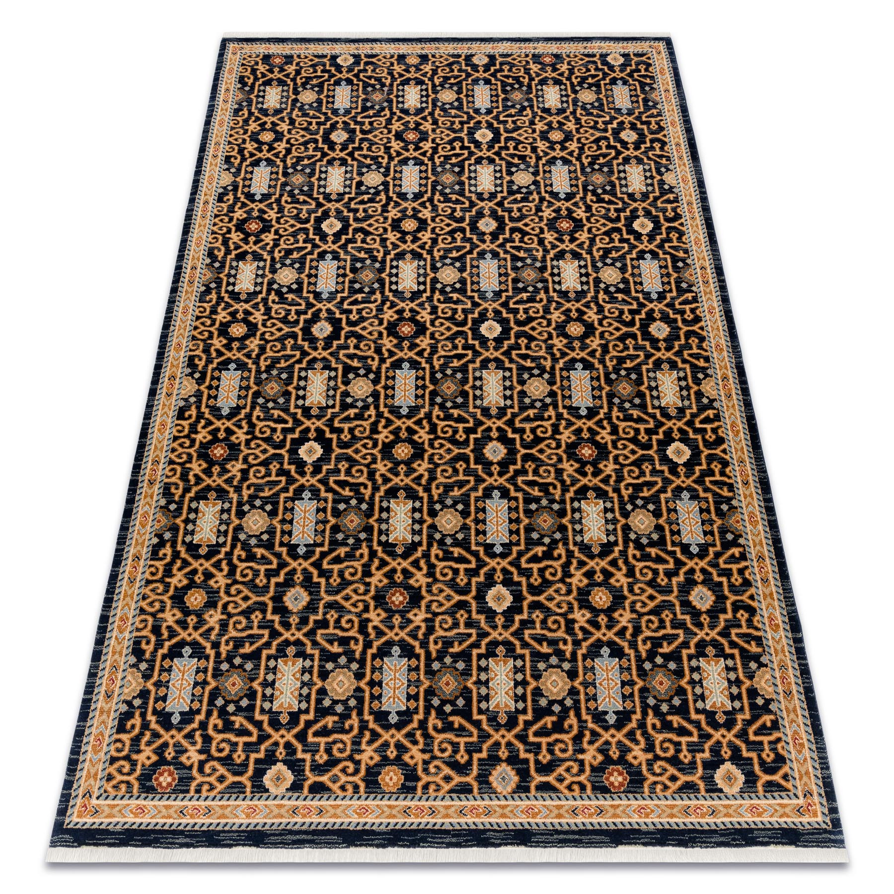 Dywan wełniany KESHAN Frędzle, orientalny klasyczny 80x145 cm