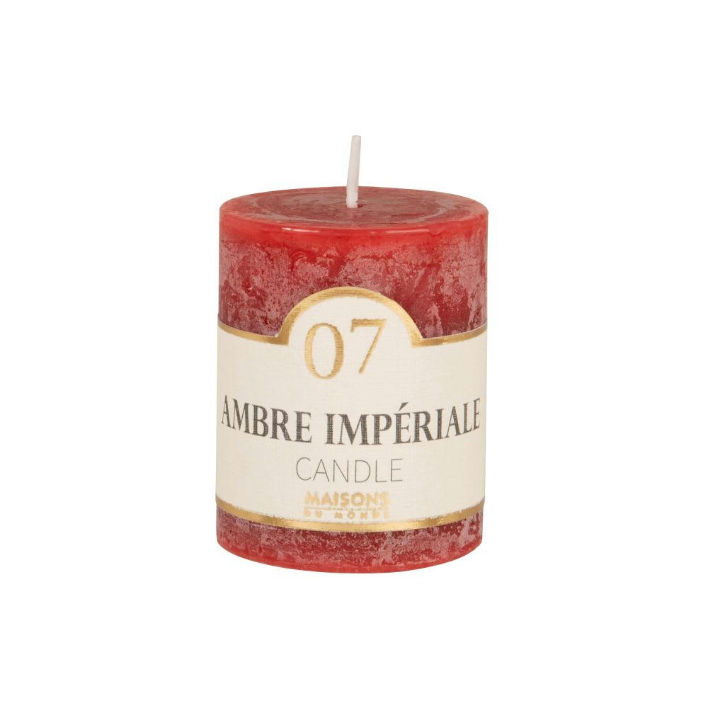 COLORAMA - Bougie parfumée rouge H6, 75g