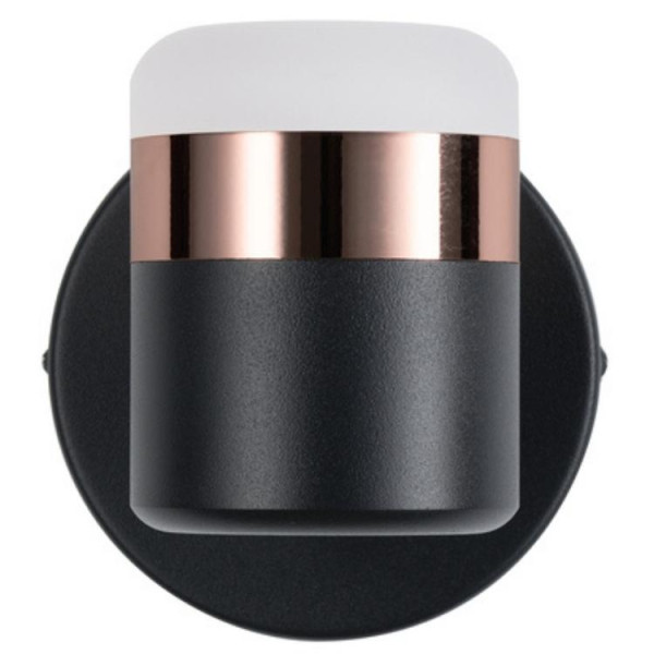 Lampa naścienna Pocco D9926W black Step LED
