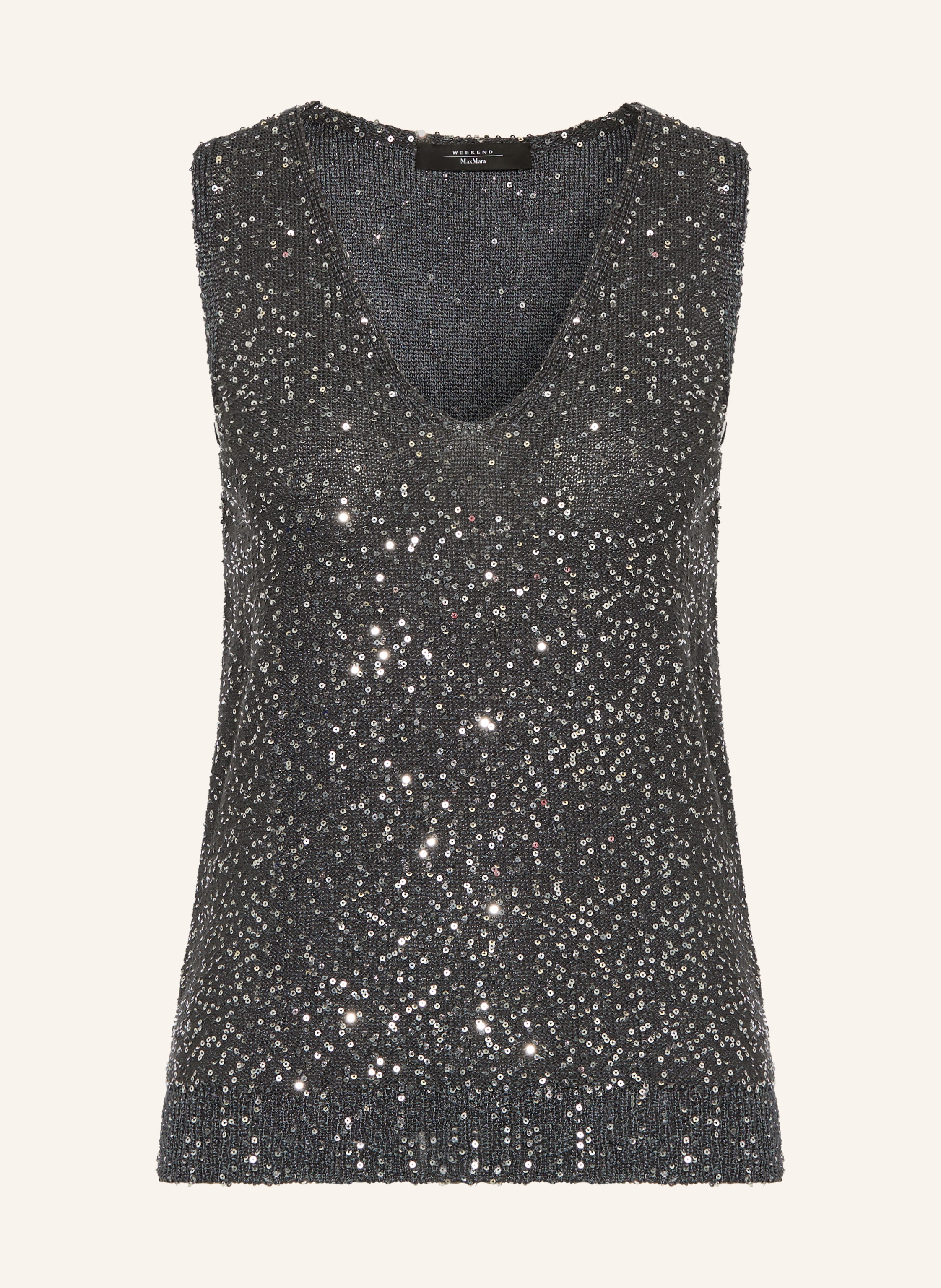 WEEKEND Max Mara Stricktop TEMPO mit Pailletten