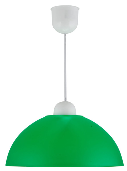 Lampa wisząca biało-zielona MIKA 1xE27x60W wym: 105x28x28 cm Candellux