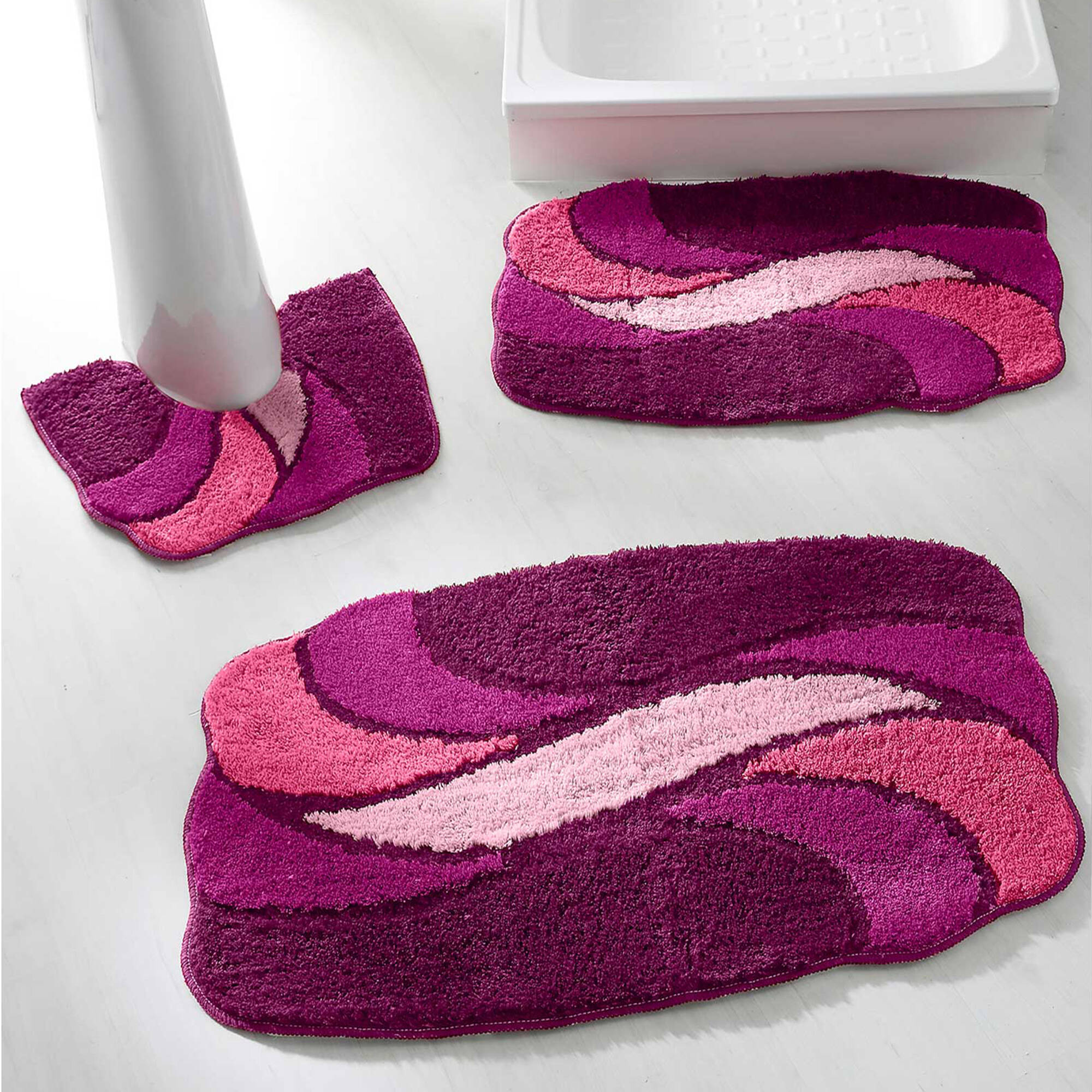 Tapis de bain pétales