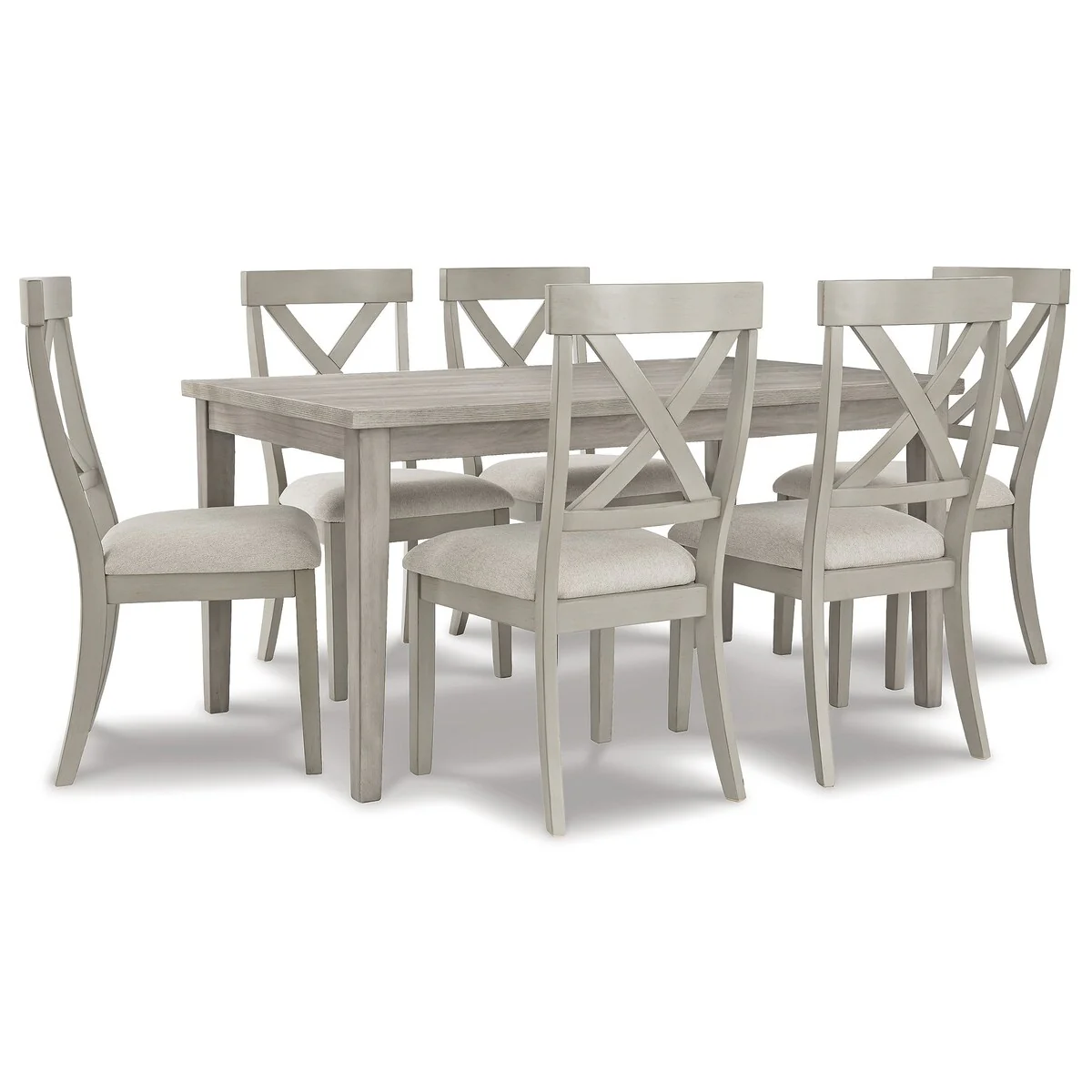Signature Design by Ashley Parellen Gray 7-Piece Dining Package