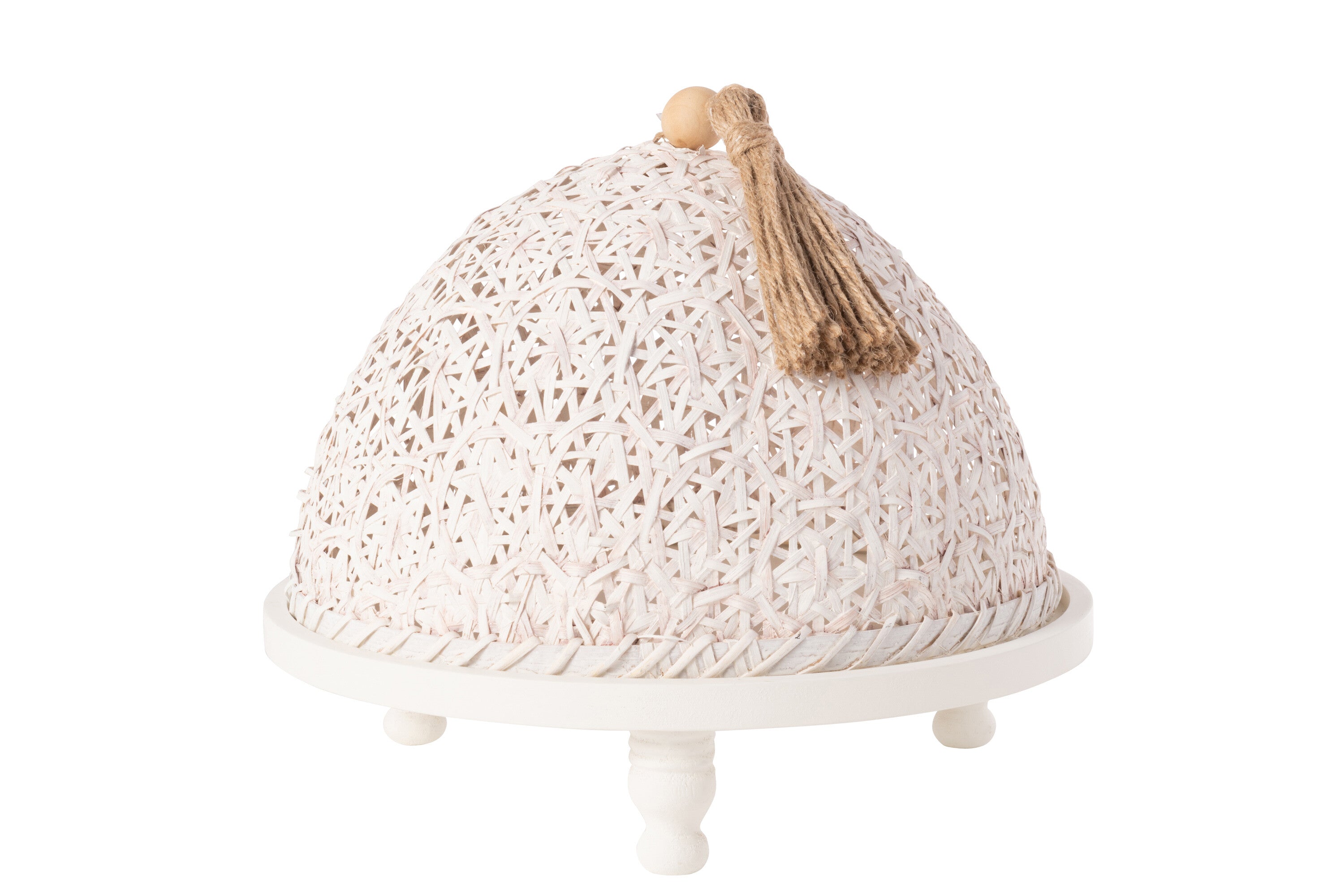 J-Line vliegenkap - sparhout - wit