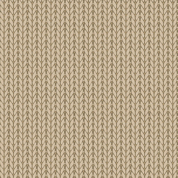 Papier peint vinyle intissé Bensimon tricot beige L.1005 x l.53cm Lutèce