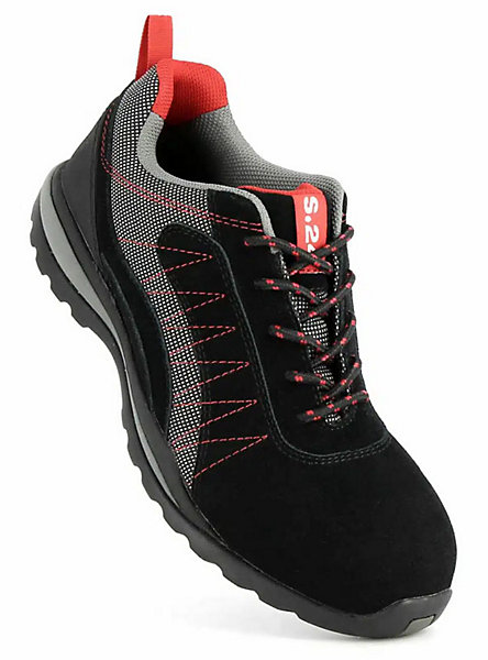Chaussure de sécurité basse S1P HRO HI CI SRA MOUVEMENT noir/gris P47 - S24 - ZEPHIR-47