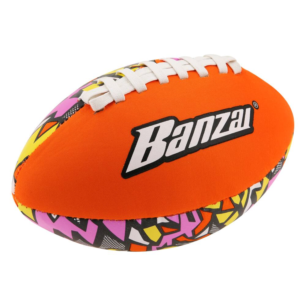 Banzai Aqua Inflatable Wet or Dry Football, Assorted Colours