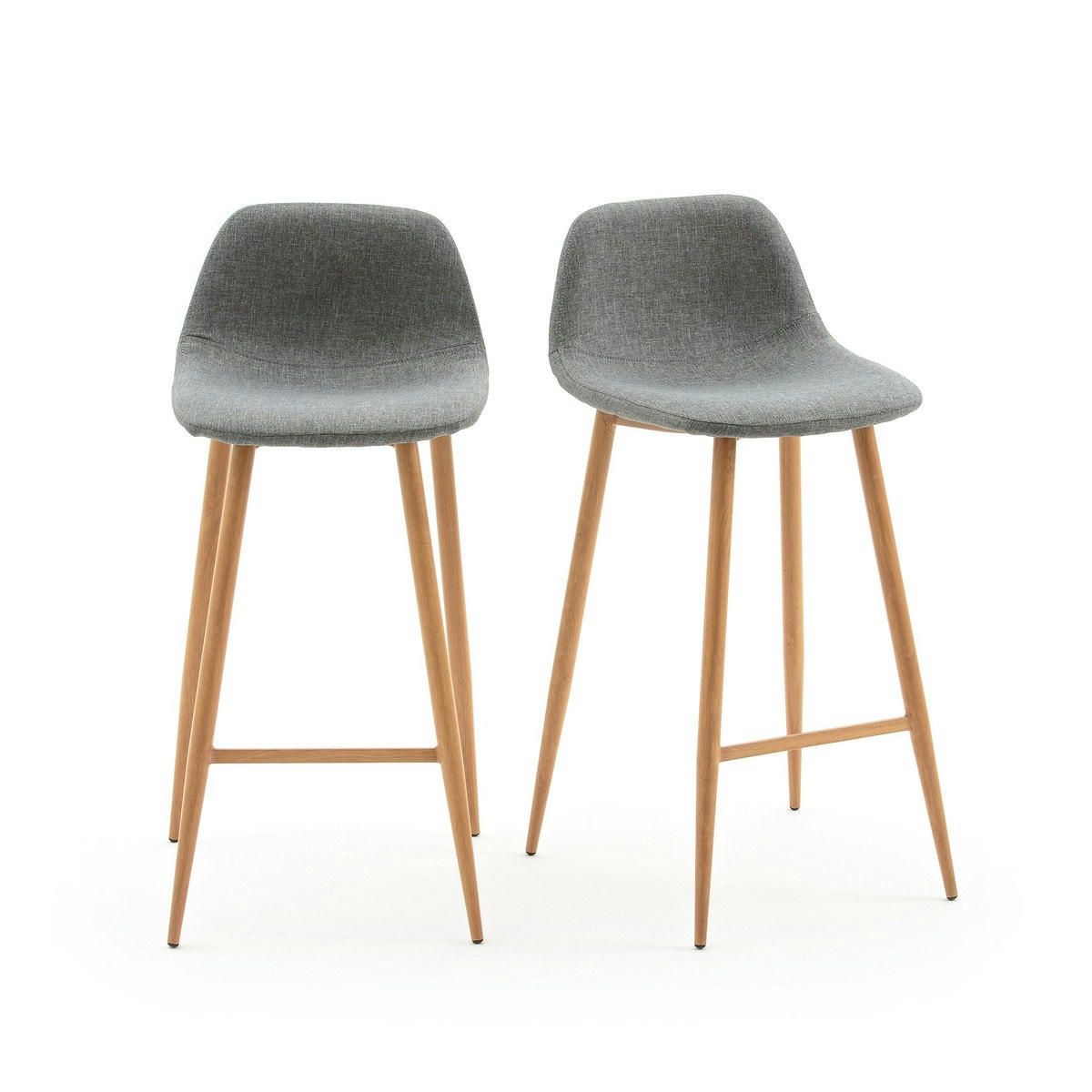 Lot de 2 chaises de bar, Nordie
