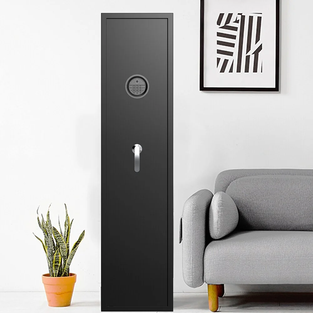 Large Rifle Gun Safe, Electronic Gun Security Cabinet,Keypad/Lock