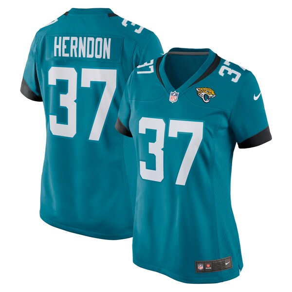 Tre Herndon Jacksonville Jaguars Nike Women's Game Jersey - Teal/Black