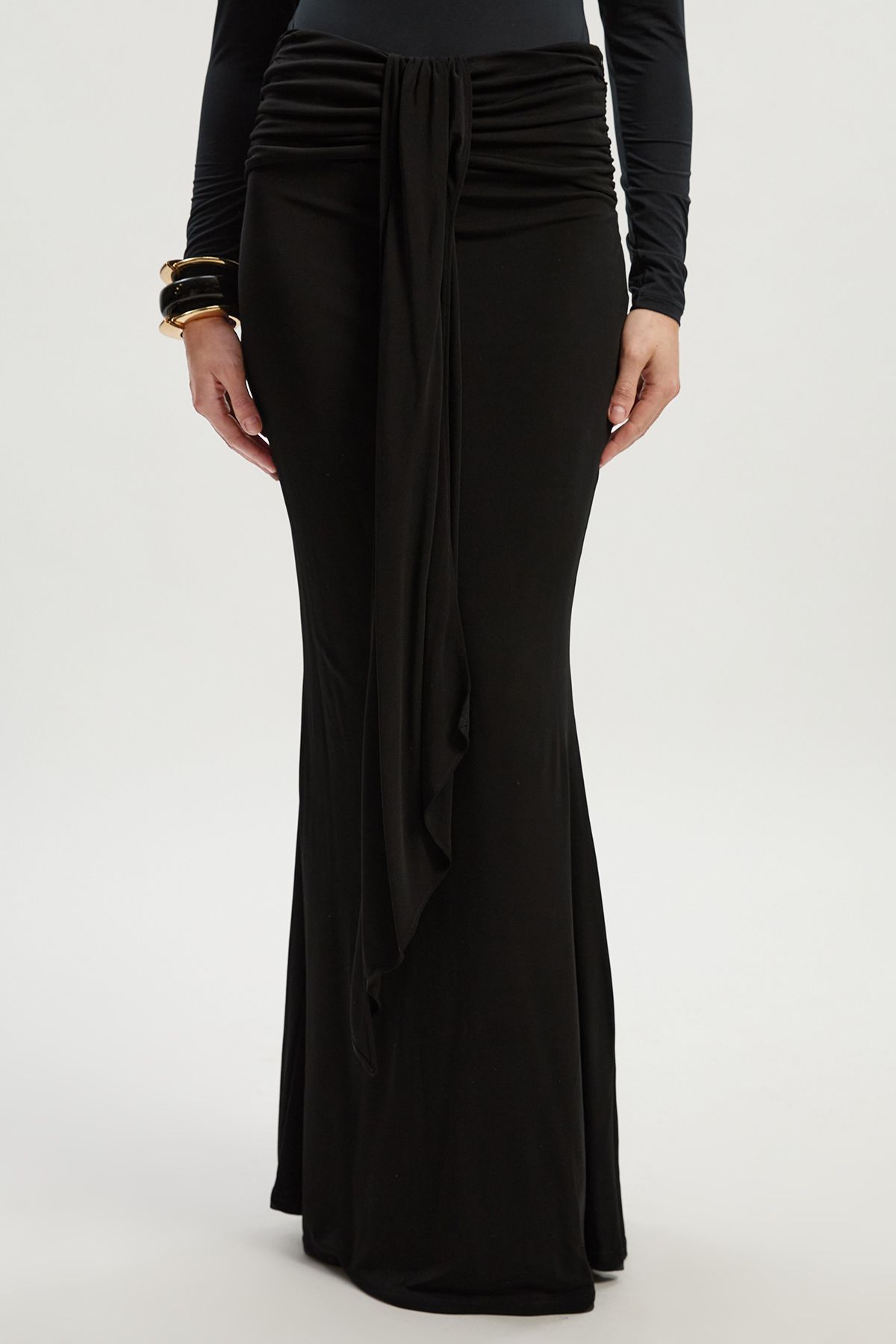 KarenMillen Tall Premium Stretch Crepe Jersey Maxi Skirt