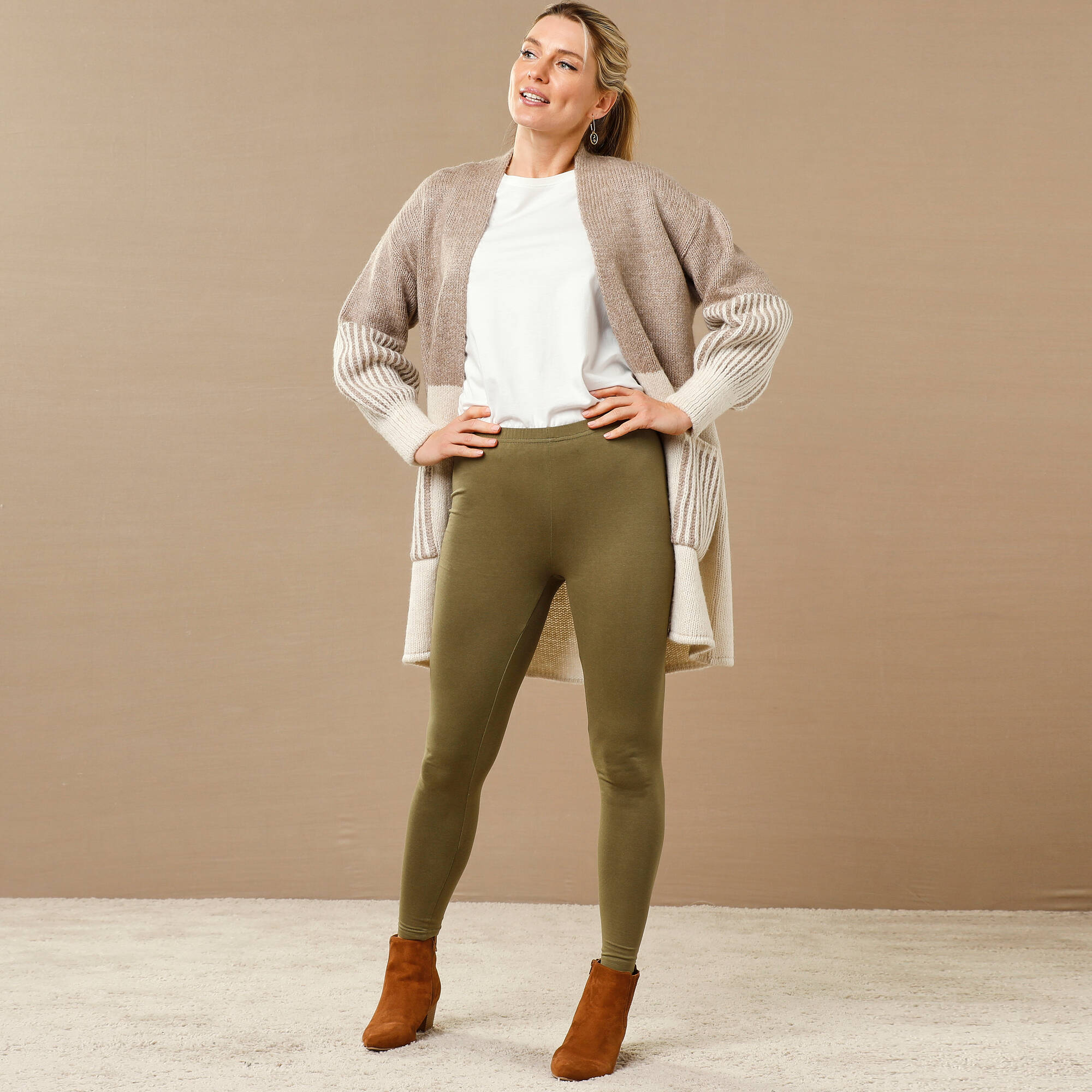 Legging taille élastiquée - lot de 2