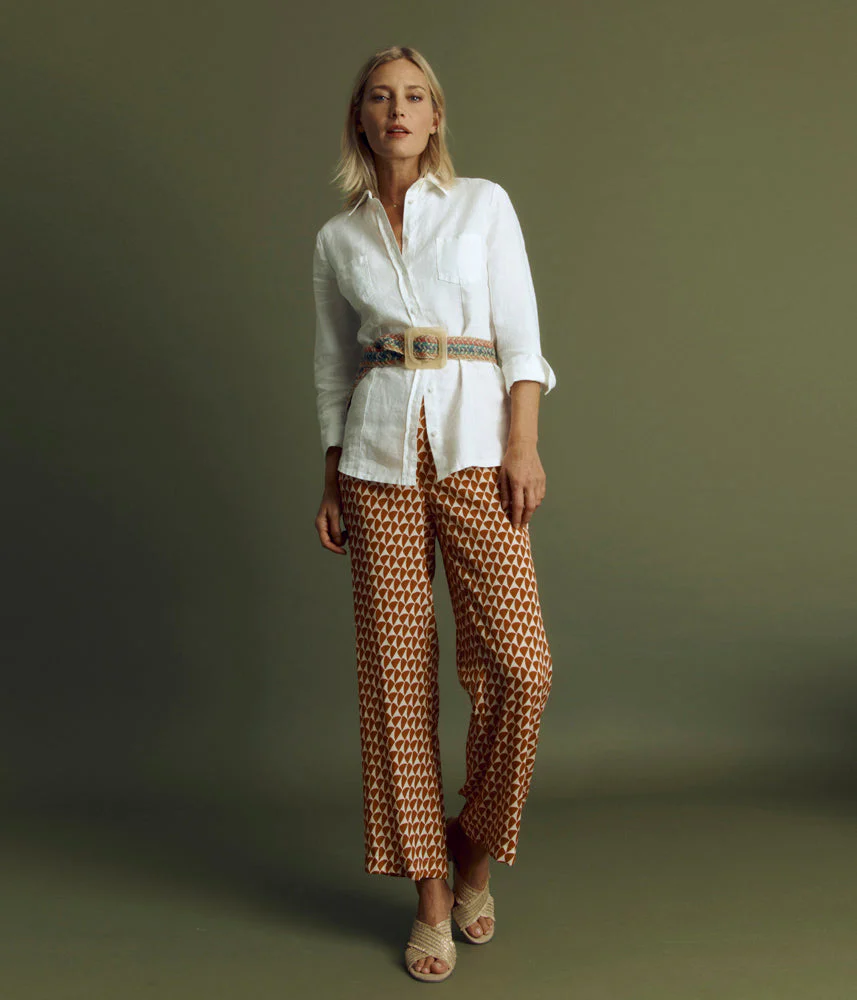 Pantalon fluide imprimé PANDORE/85279/580