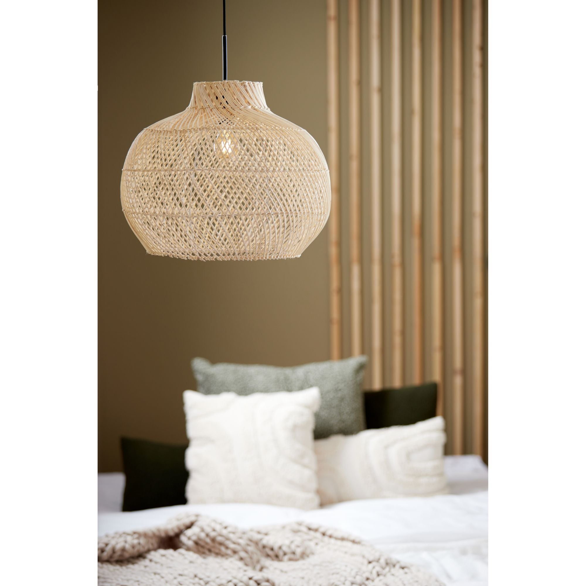 Light & Living Hanglamp Charita - Rotan - Ø46cm