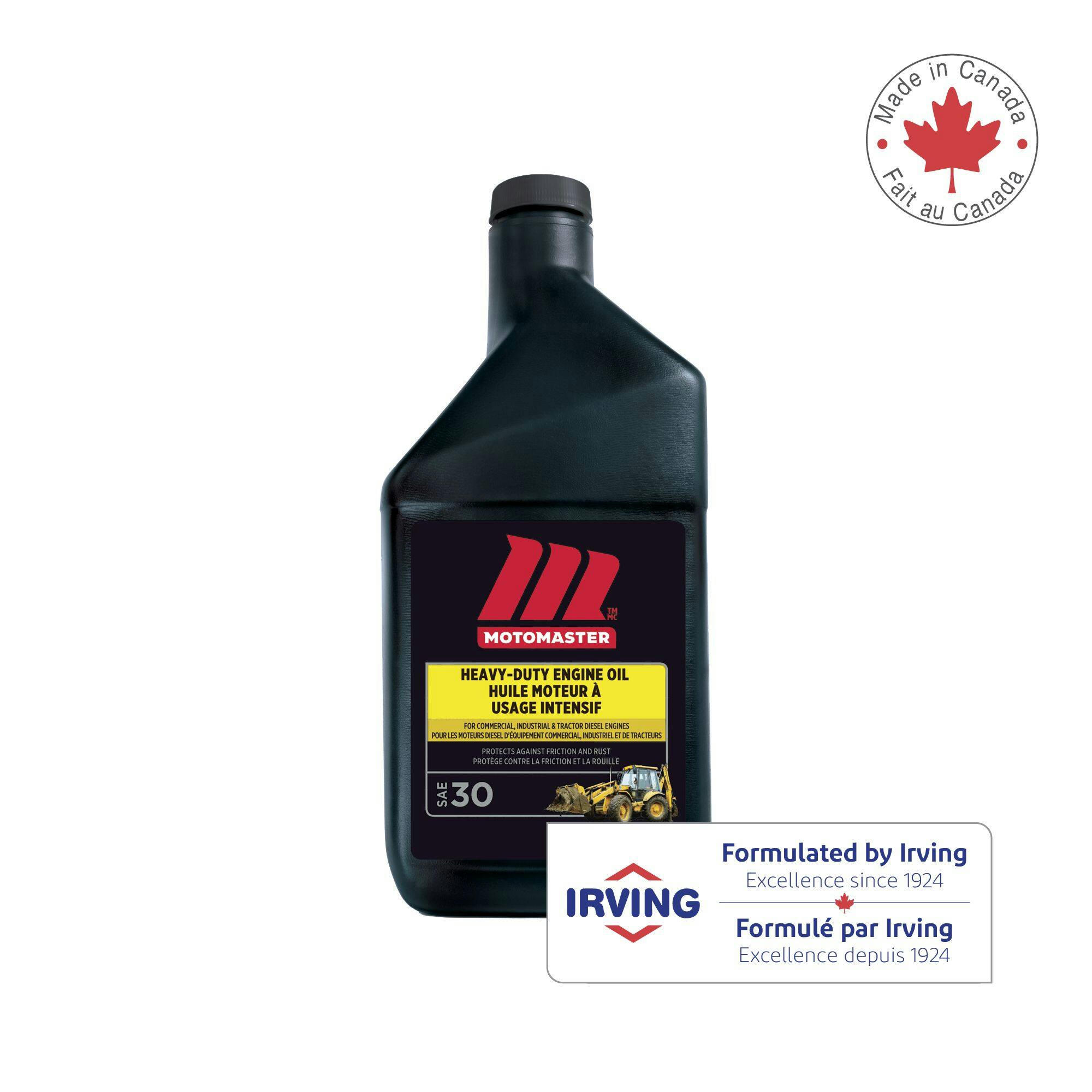 MotoMaster Heavy-Duty Engine Oil for Diesel Engines SAE 30