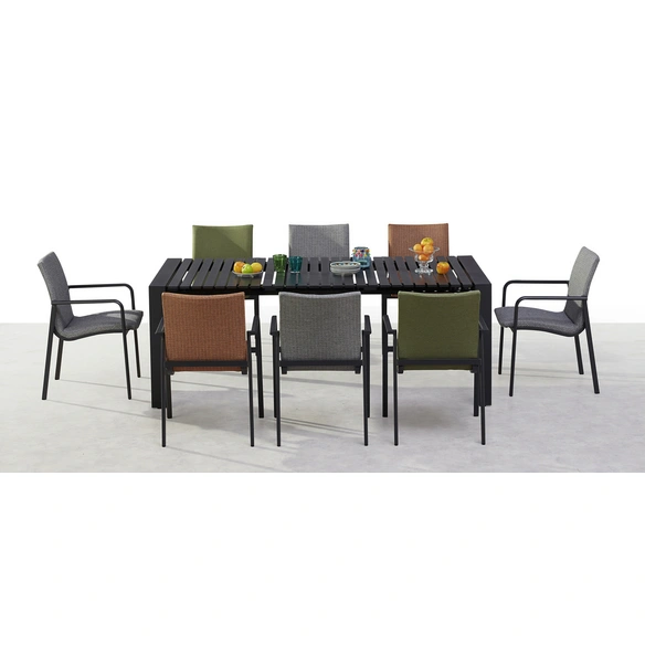 Ausziehtisch »Langreo«, BxHxT: 269 x 75 x 100 cm, Tischplatte: Aluminium