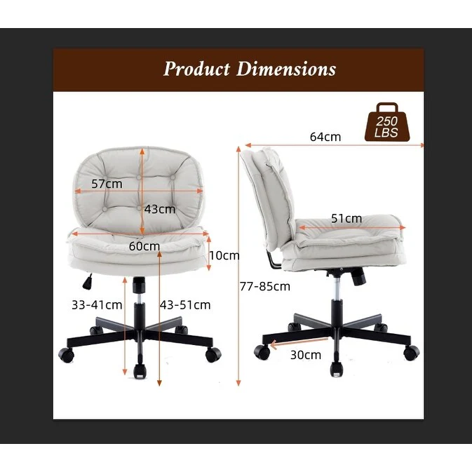 Green 22.83 Upholstered 360° Swivel Accent Chairs with Cross Legs and Wheels