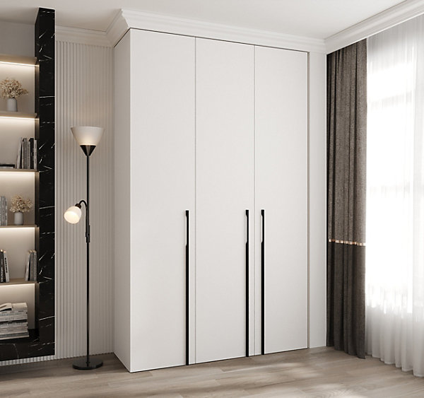 Armoire Como 3 a portes battantes H. 245 x L. 150 x P. 40, 3 portes