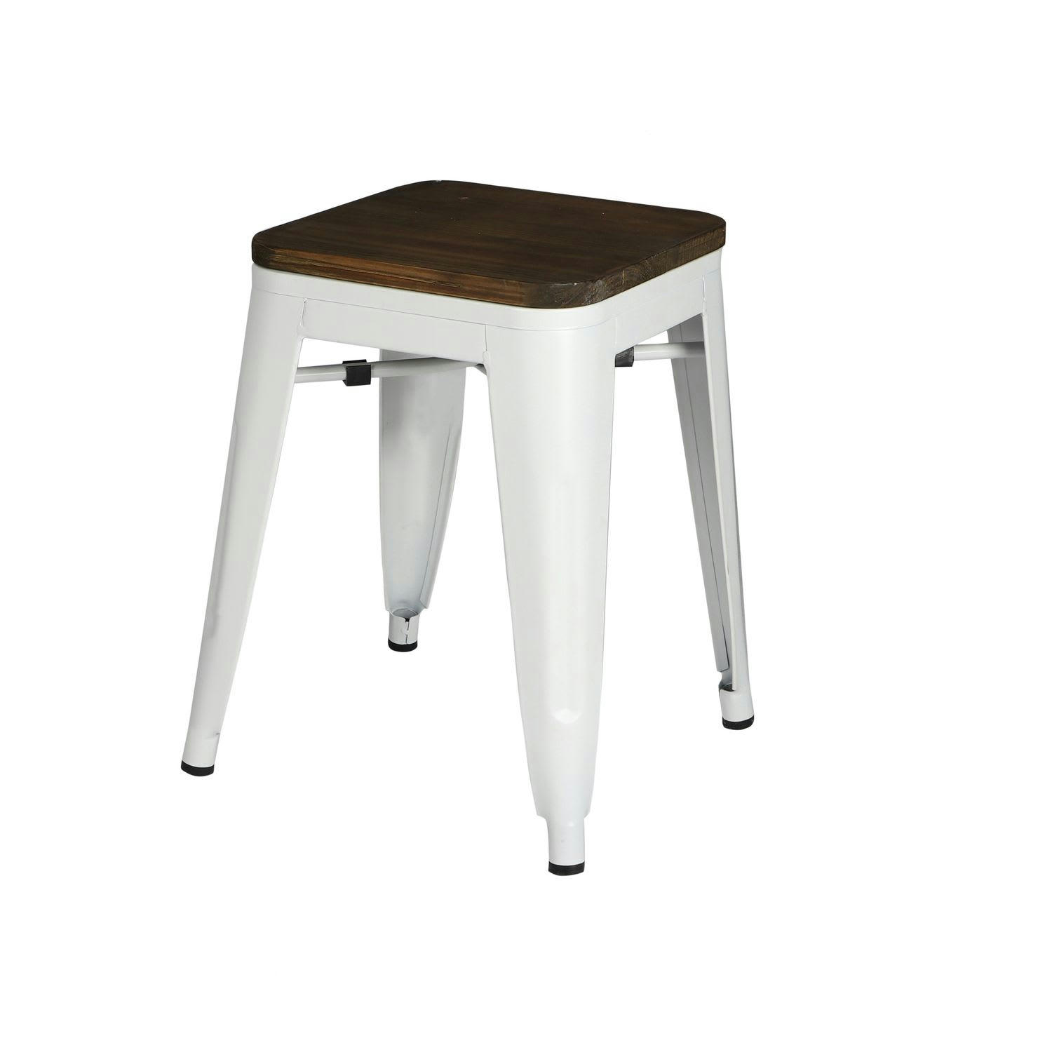 - Tabouret vintage blanc