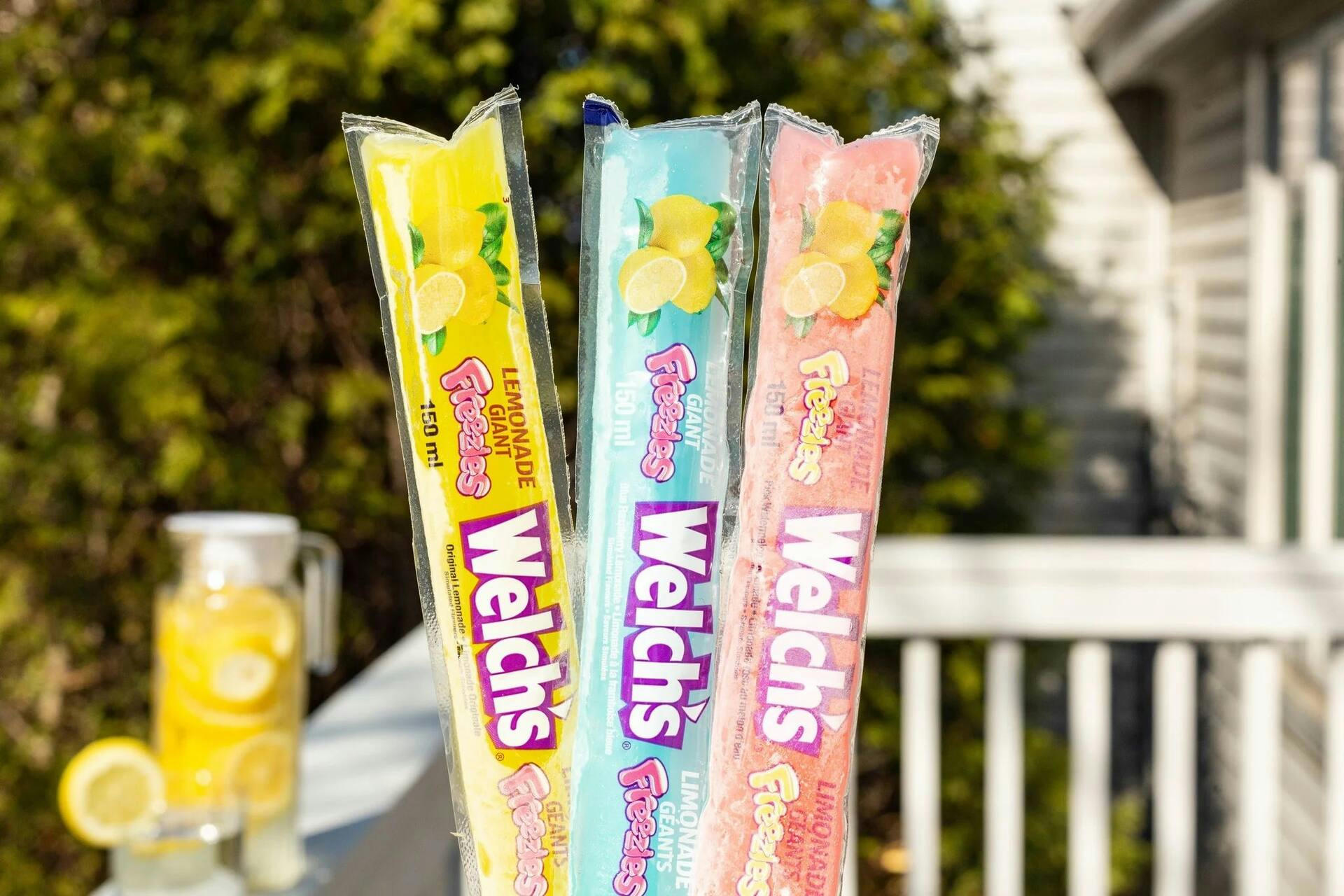 Welch's Giant Lemonade Freezies, 27 x 150-ml