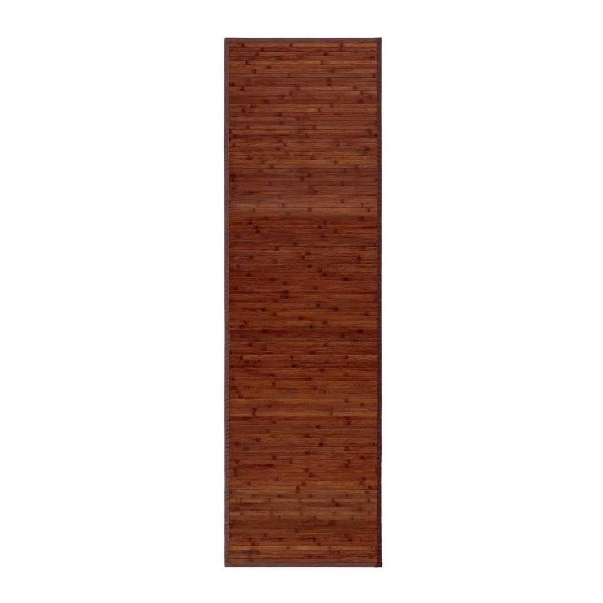 - Tapis de couloir bambou couleur noyer 60x200cm
