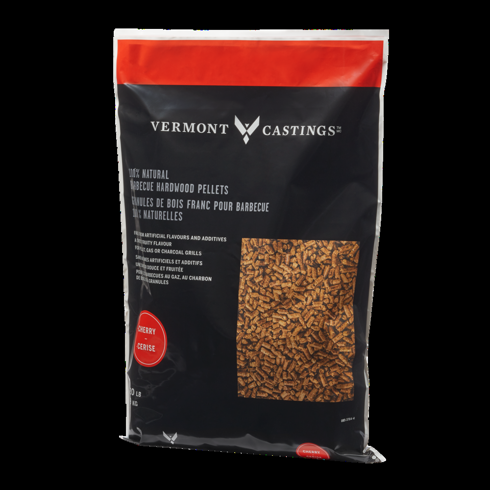 Vermont Castings Cherry Flavoured 100% Natural BBQ Hardwood Smoking Pellets, 20-Lb