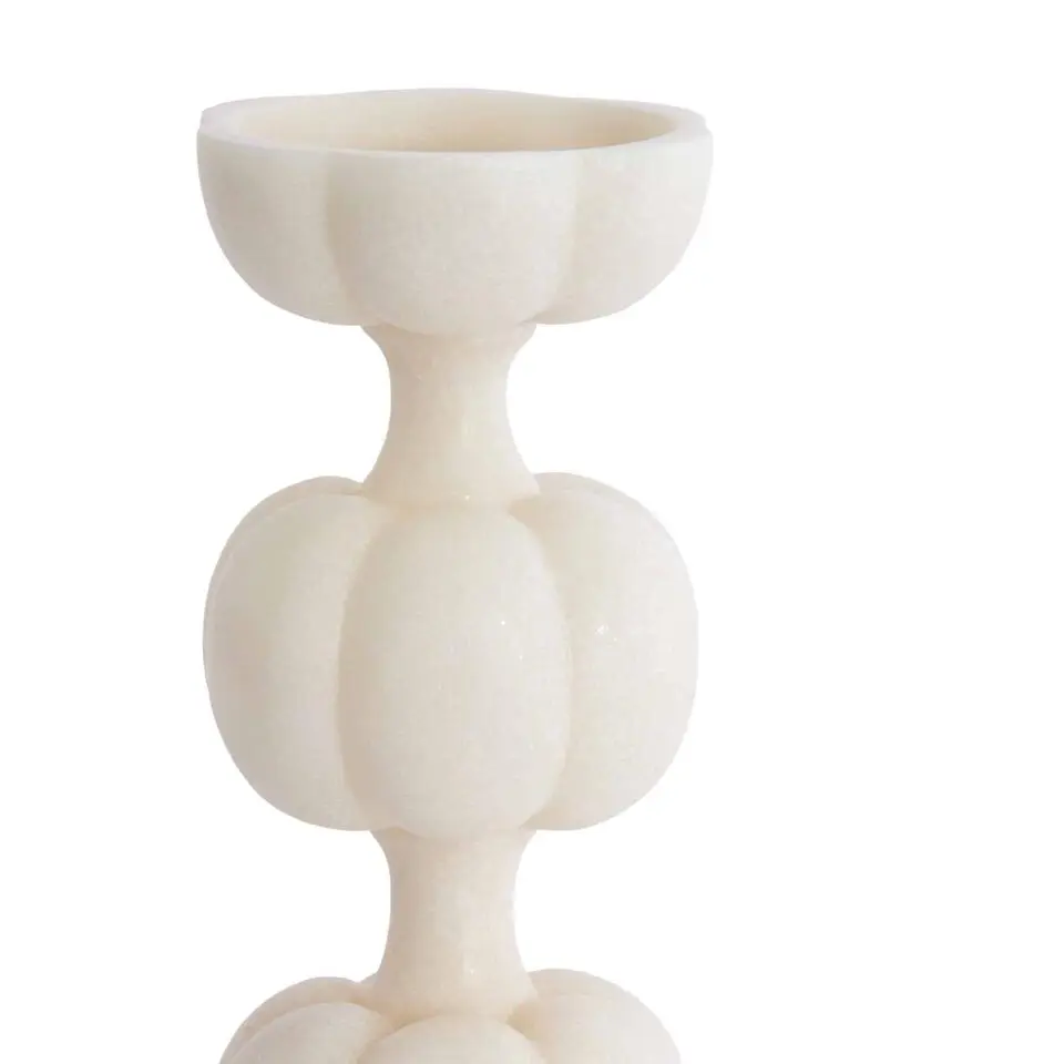 Kandelaar Astoria - Wit - &Oslash;13x36,5cm