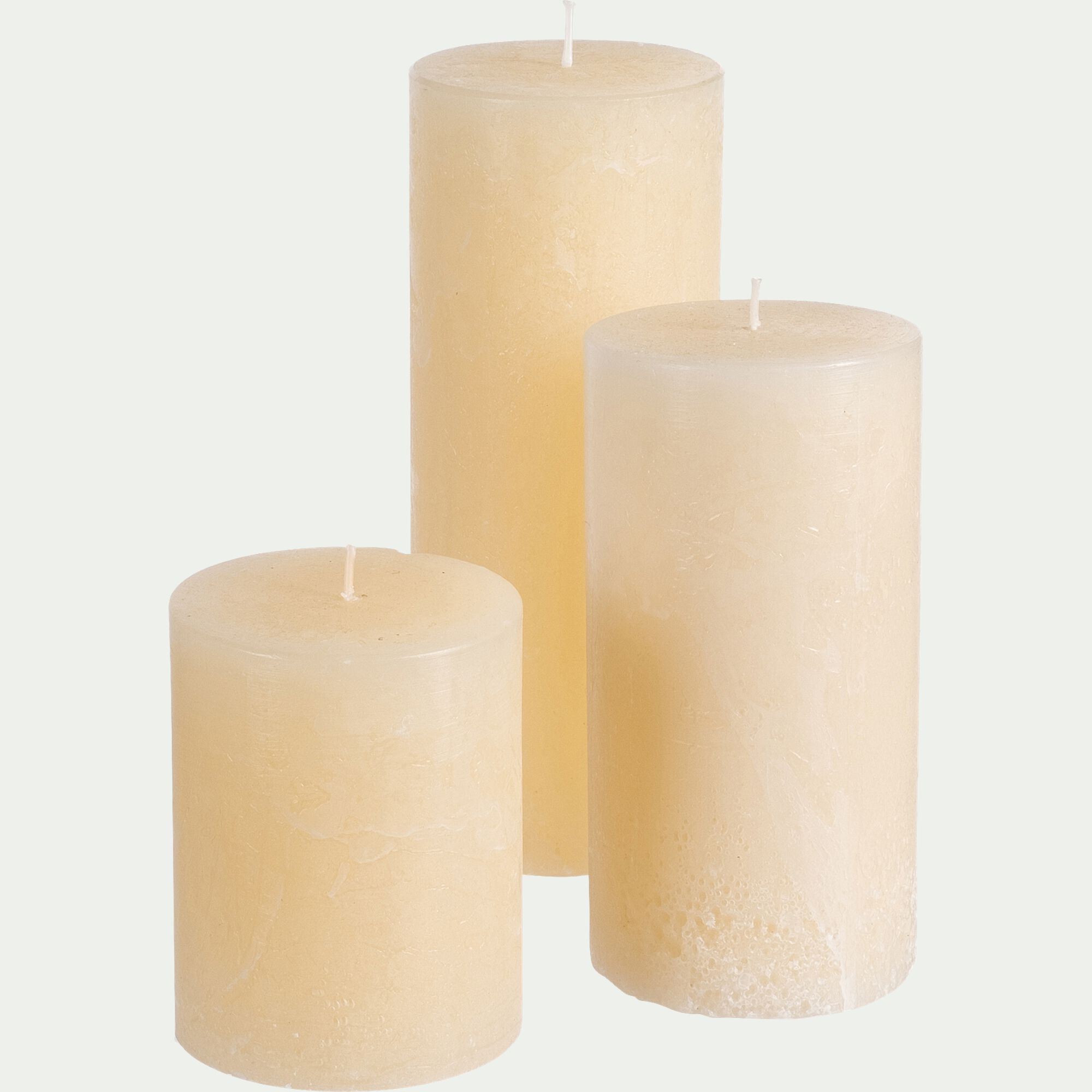 FIGUEIRA - Bougie cylindrique - blanc H20cm