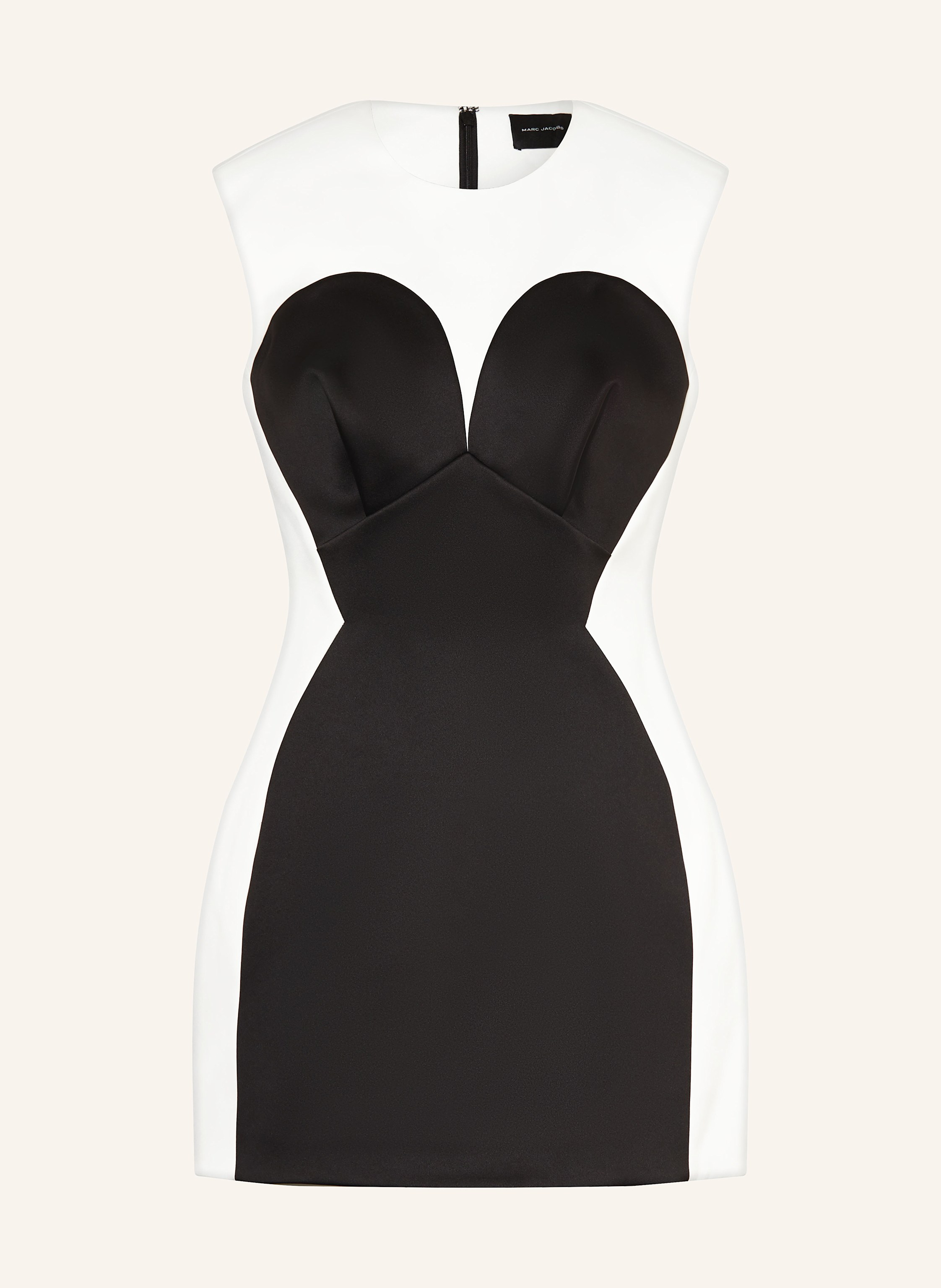 MARC JACOBS Satinkleid SEAMED UP SATIN